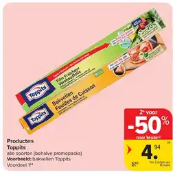 Carrefour Producten Toppits aanbieding