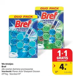 Carrefour Wc-blokjes Bref aanbieding
