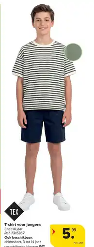 Carrefour T-shirt voor jongens aanbieding