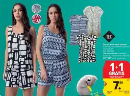 Carrefour Top of short voor dames aanbieding