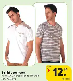 Carrefour T-shirt voor heren aanbieding