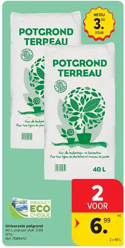 Carrefour Universele potgrond aanbieding