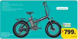 Carrefour Vouwfi ets met elektrische hulpmotor Fat E-Bike 20’’ aanbieding