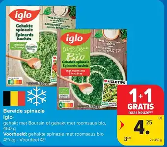 Bereide spinazie Iglo