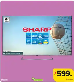 Carrefour SHARP 65JP7665E 4K TV aanbieding