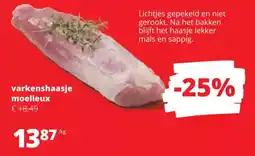 Spar Varkenshaasje Moelleux aanbieding