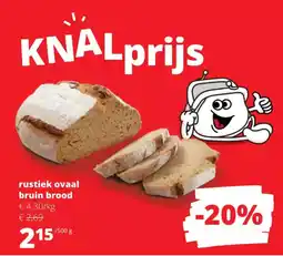 Spar Knalprijs rustiek ovaal bruin brood aanbieding