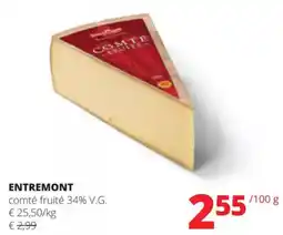 Spar Entremont Comté Fruité 34% V.G. aanbieding