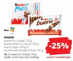Spar Kinder aanbieding