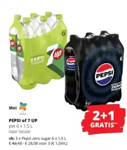 Spar Pepsi of 7 UP pet aanbieding