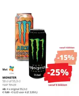 Spar Monster aanbieding