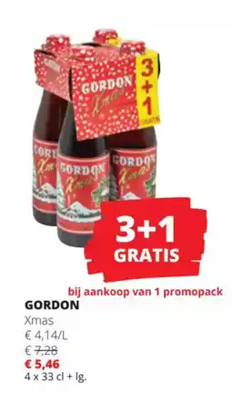 Spar Gordon Xmas aanbieding