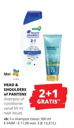 Spar Head & Shoulders of Pantene aanbieding