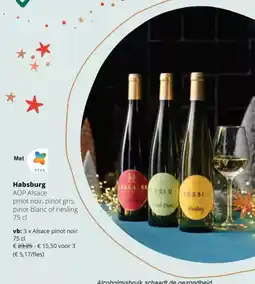 Spar AOP Alsace pinot noir, pinot gris, pinot blanc of riesling aanbieding