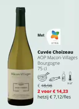 Spar Cuvée Choizeau aanbieding