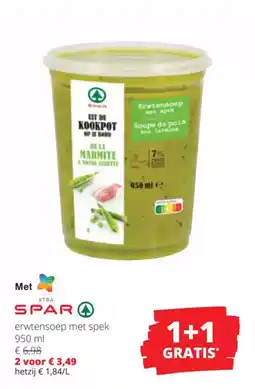 Spar Erwtensoep met Spek aanbieding