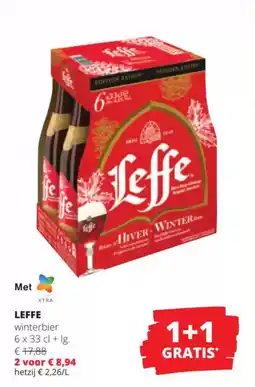 Spar Leffe winterbier aanbieding