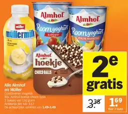 Albert Heijn Alle Almhof en Müller aanbieding