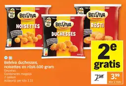 Albert Heijn Belviva Dduchesses, Noisettes en Rösti aanbieding