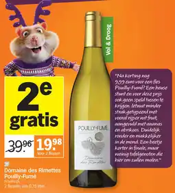 Albert Heijn Domaine des Rimettes Pouilly-Fumé aanbieding