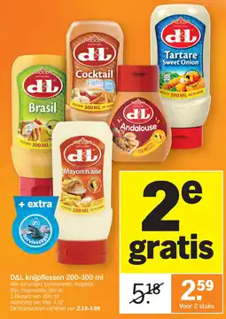 Albert Heijn D&L knijpflessen 200-300 ml aanbieding