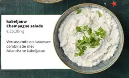 OKay Kabeljauw Champagne Salade aanbieding