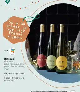OKay AOP Alsace pinot noir, pinot gris, pinot blanc of riesling aanbieding