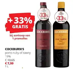 OKay Portcockbusn's porto ruby of tawny aanbieding