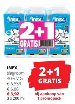 OKay Inex slagroom aanbieding
