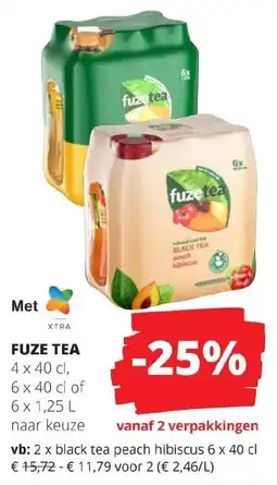 OKay Black tea peach hibiscus aanbieding