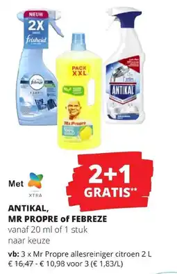 OKay Antikal, Mr Propre of Febreze aanbieding
