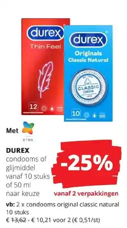 OKay Durex condooms of glijmiddel aanbieding