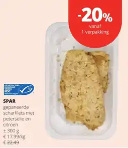 OKay Gepaneerde scharfilets met peterselie en citroen aanbieding