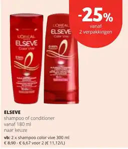 OKay Elseve shampoo of conditioner aanbieding