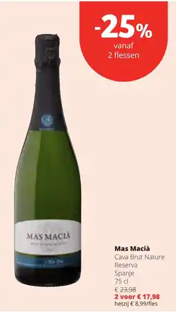 OKay Maca Cava Brut Nature Reserva Spanje aanbieding