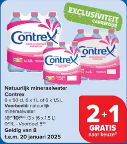 Carrefour Natuurlijk mineraalwater aanbieding