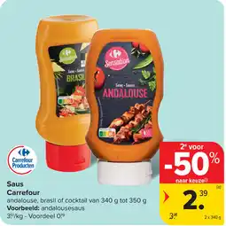 Carrefour Saus Carrefour aanbieding