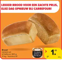 Carrefour Brood vierkant aanbieding