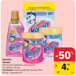 Carrefour Vanish Oxi Action Oxi Ac aanbieding