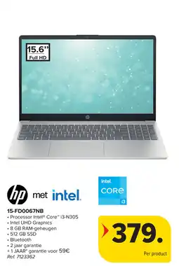 Carrefour Finish HD hp met intel aanbieding