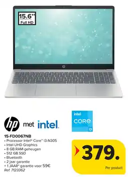 Carrefour hp 15-FD0067NB aanbieding
