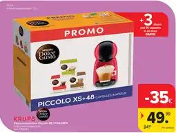 Carrefour Krups Espressomachine Piccolo XS YY5429FD aanbieding