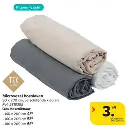 Carrefour Home Microvezel hoeslaken aanbieding