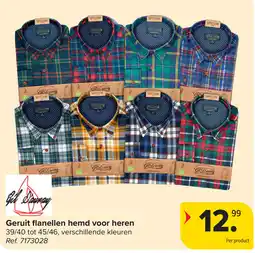 Carrefour Geruit flanellen aanbieding