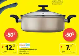 Carrefour Stoofpot met deksel aanbieding