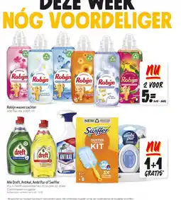Jumbo Alle Dreft, Antikal, Ambi Pur of Swiffer aanbieding