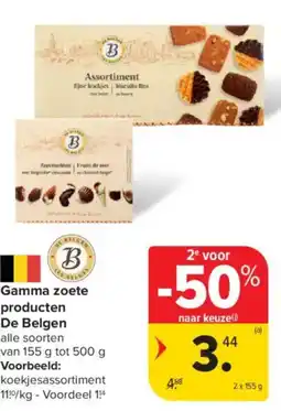 Carrefour Assortiment fine kockjes biscuits fins aanbieding