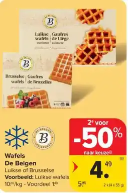 Carrefour Wafels De Belgen aanbieding