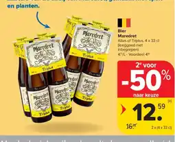 Carrefour Bier Maredret aanbieding