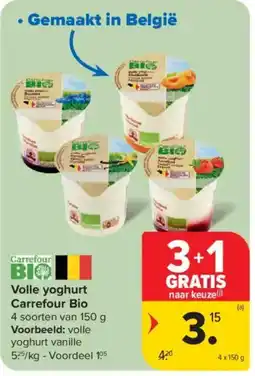Carrefour Volume yoghurt Carrefour Bio aanbieding
